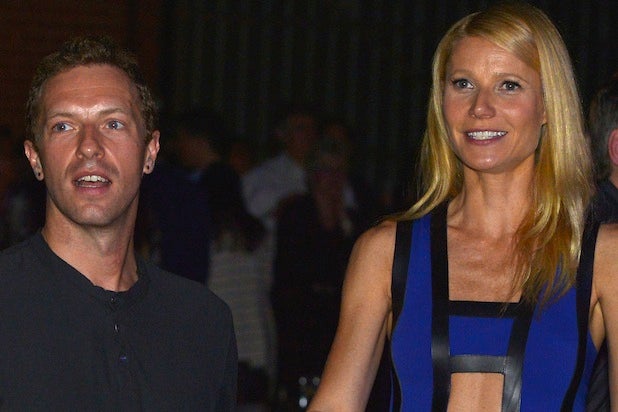 Chris Martin and Gwyneth Paltrow on Janu. 28, 2014 in Culver City, Calif. (Getty Images)