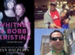 'Whitney and Bobbi Kristina' book by Ian Halperin (lower right); Bobby Brown with daughter
