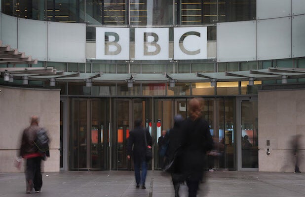 BBC building entrance