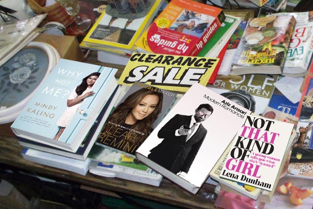 celebrity book sales down