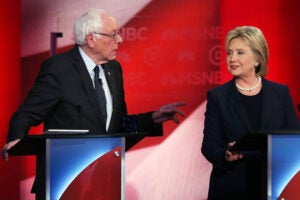 Bernie Sanders Hillary Clinton Democratic Debate