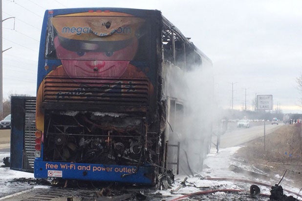 megabus new york times frugal traveler bus fire