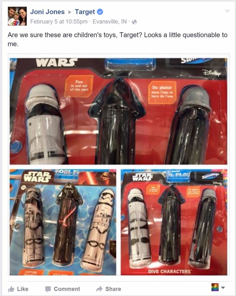 Phallic Star Wars Toys Prompt Apology From Target 