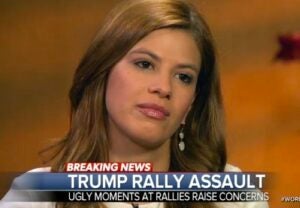 Michelle Fields, the political reporter for Breitbart who alleges she was manhandled by Corey Lewandowski, the campaign manager for the Trump presidential campaign.