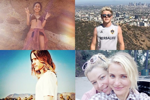 Runyon Canyon stars Vanessa Hudgens, Niall Horan, Cameron Diaz and Jared Leto