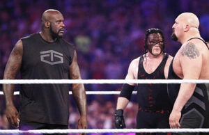 Shaquille O'Neal at WWE Wrestlemania 32