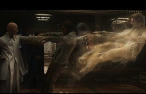 Tilda Swinton and Benedict Cumberbatch in Doctor Strange