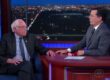 berne sanders late show with stephen colbert