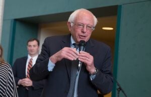 Bernie Sanders Holds Town Hall Meeting In in Wausau, Wisconsin