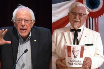 bernie sanders colonel sanders