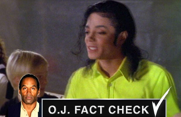 oj fact check michael jackson lime green
