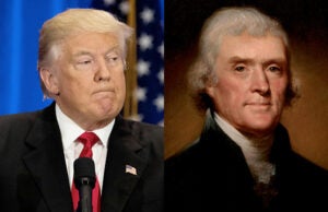 donald trump thomas jefferson