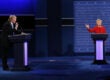 Hillary Clinton Donald Trump First Presidential Debate 2016 long shot front