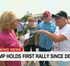 Donald Trump Supporter flips out at CNN reporter