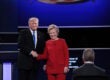 Hillary Clinton Donald Trump First Presidential Debate Hofstra University Hand Shake