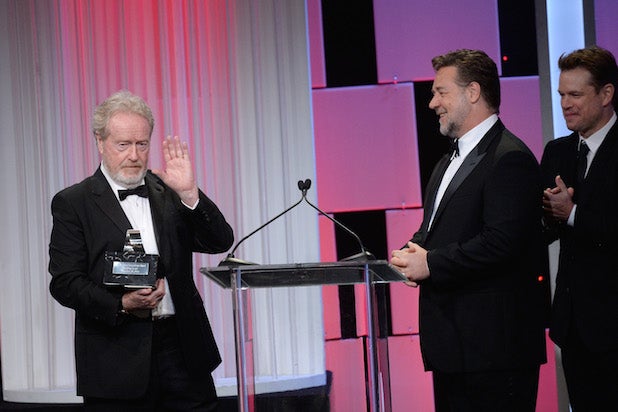 American Cinematheque Salutes Ridley Scott, Takes Shots at Donald Trump and Billy Bush - TheWrap