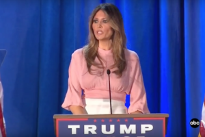 Without a Hint of Irony, Melania Trump Vows to Fight Cyberbullying as First Lady (Video)