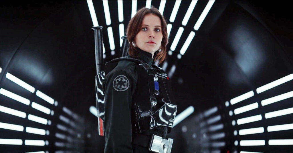 star wars rogue one deleted trailer scene jyn erso