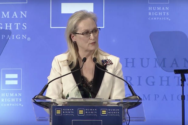 Watch Meryl Streep's Anti-Trump 'Brownshirts' Speech From HRC Gala (Video) - TheWrap