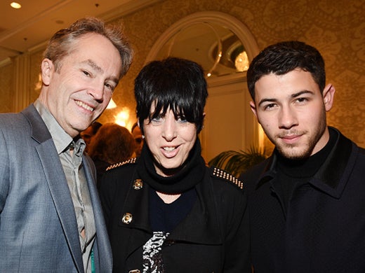 Bafta Awards Tea - _0002_Dianne Warren Nick Jonas