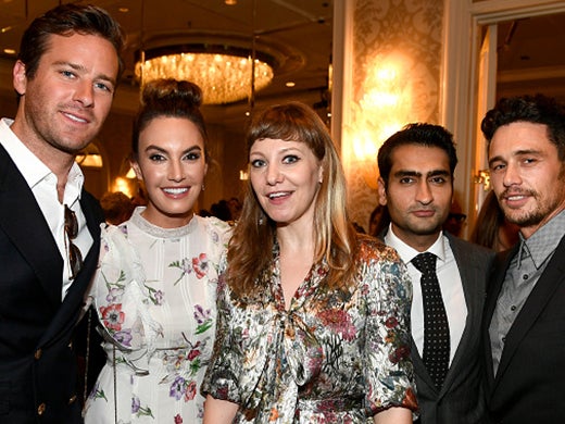 Bafta Awards Tea - _0003_Armie Hammer, Elisabeth Chambers, Emily Gordon, Kumail Nanjiani, James Franco