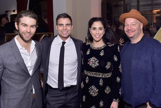 Chace Crawford, Colin Egglesfield, Sarah Silverman and Jeff Ross