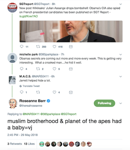 roseanne valerie jarrett twitter
