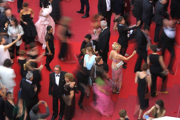 Cannes red carpet selfies