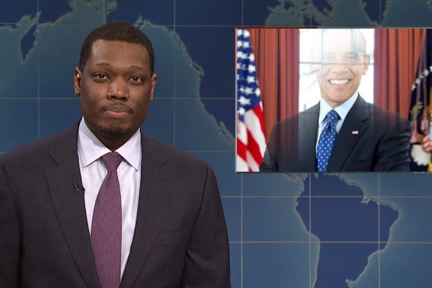 snl saturday night live weekend update donald trump barack obama back to the future