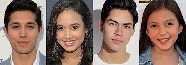 Party Of Five Brandon Larracuente, Emily Tosta, Niko Guardado, Elle Paris Legaspi
