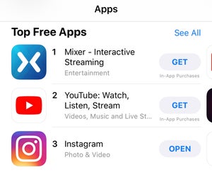 Nina app store mixer