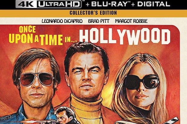 Once Upon a Time in Hollywood blu-ray