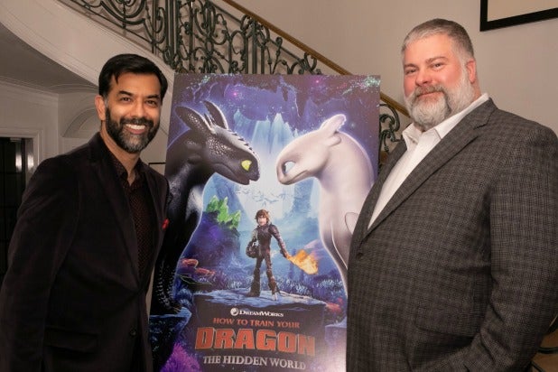 Consul General of Canada Zaib Shaikh with Dean DeBlois 2020.
