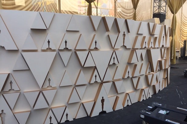 Oscars setup