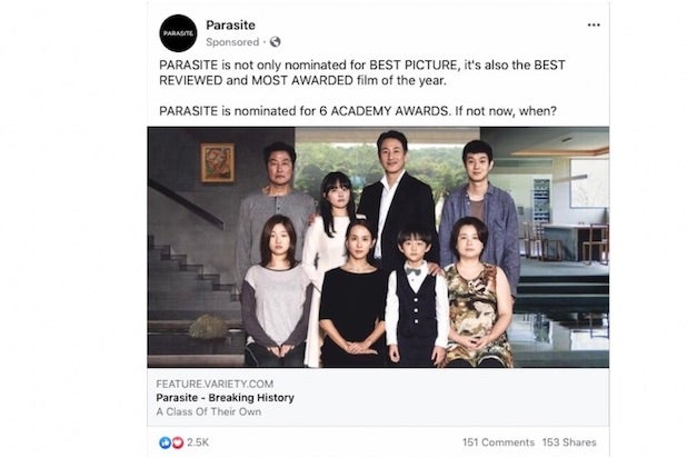 Parasite facebook
