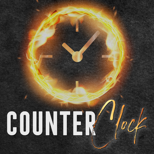 Counter Clock Ashley Flowers