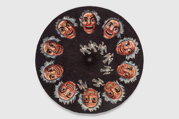 animation disc for Living Pictures Optical Illusion Phenakistiscope