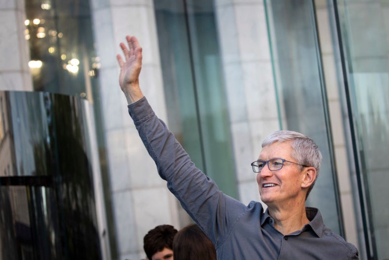 Consumers Line Up As Apple's iPhone 11 Goes On Sale In Stores