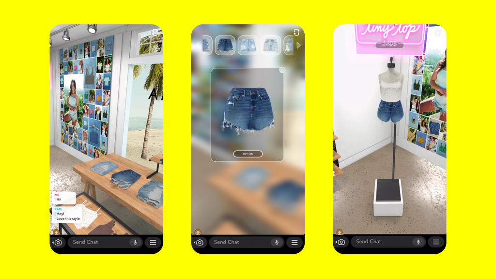 Snapchat AR American Eagle