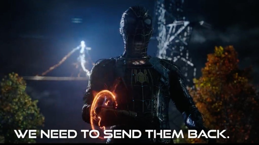 Spider-Man No Way Home Magic Spider-Man Send Them Back
