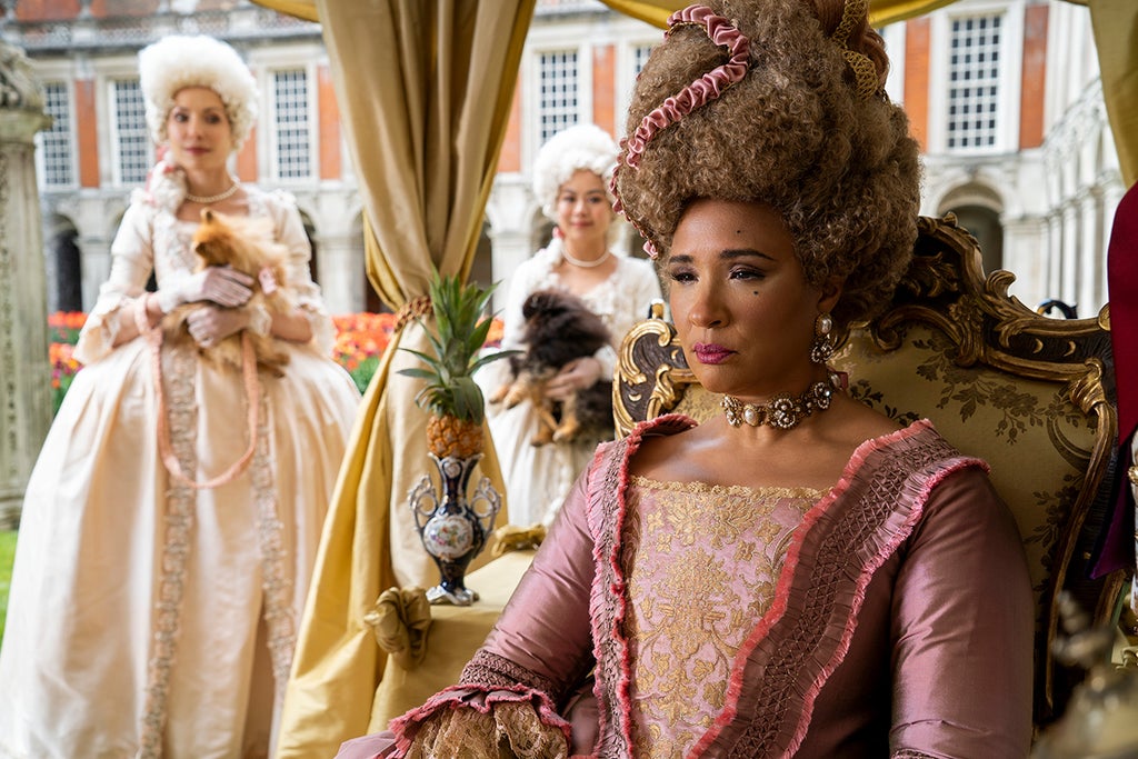 Golda Rosheuvel as Queen Charlotte in "Bridgerton" Season 2 (Netflix)