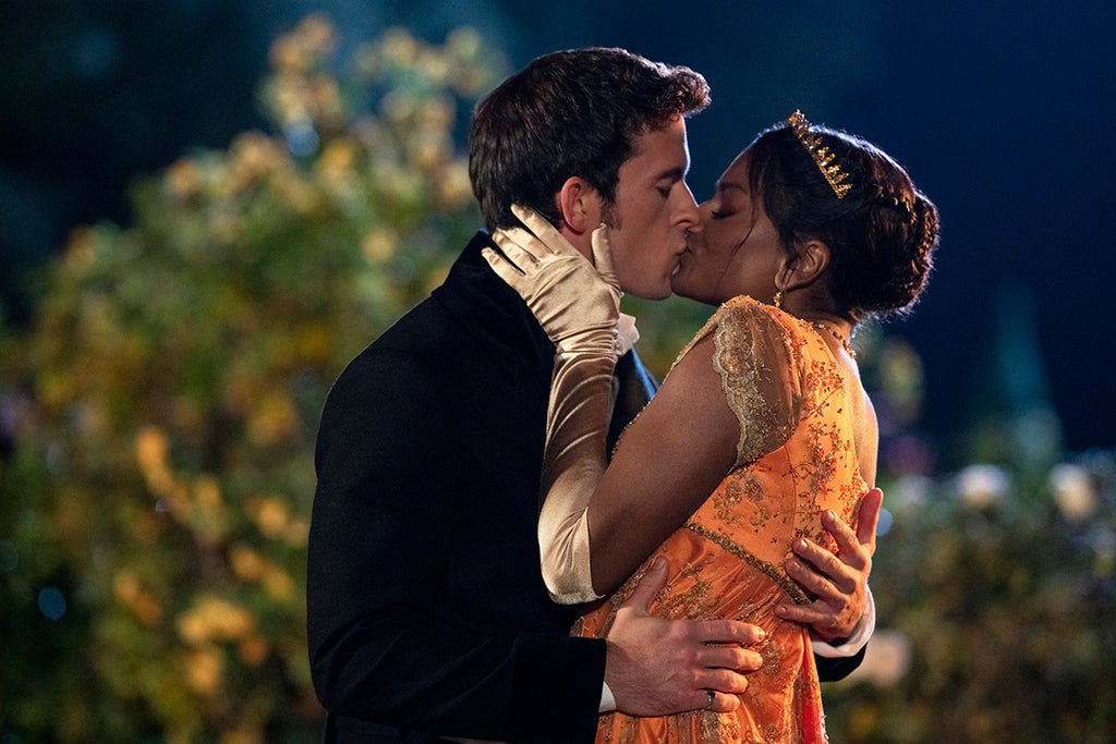 Jonathan Bailey as Anthony Bridgerton, Simone Ashley as Kate Sharma in episode 208 of "Bridgerton" (Liam Daniel/Netflix)
