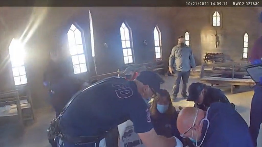 Bodycam footage shows first responders at the scene of the Rust shooting. (Credit: Santa Fe County Sheriff’s Office)