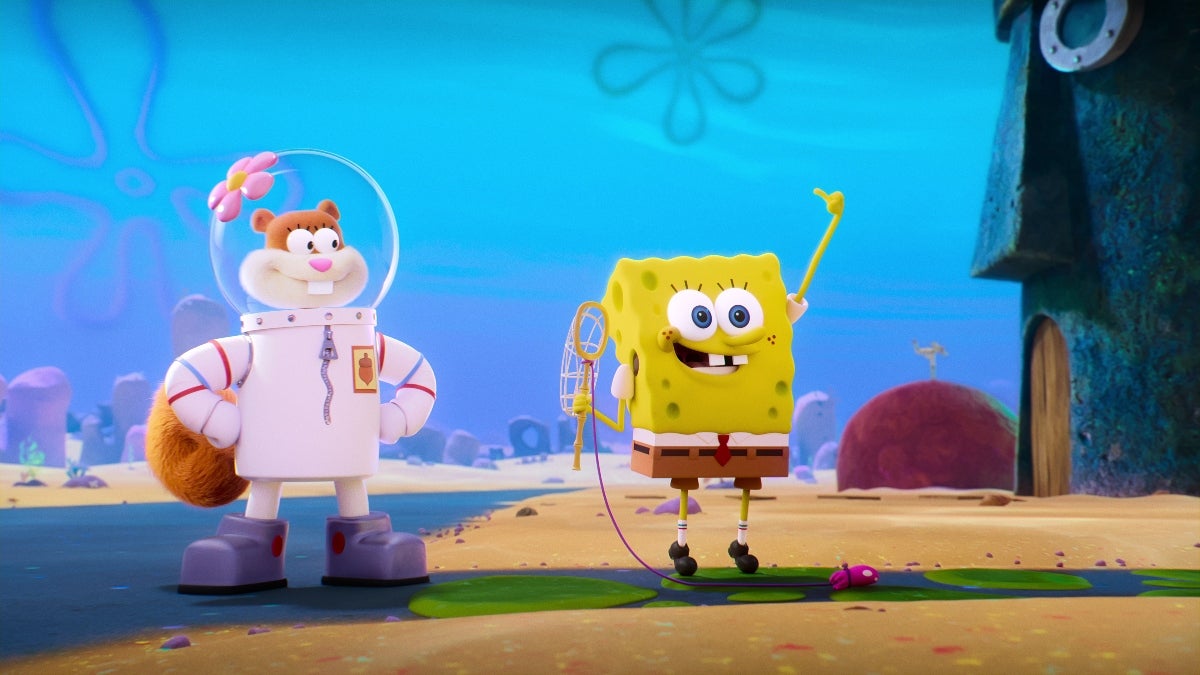 Saving Bikini Bottom Trailer Highlights SpongeBob S Sidekick Sandy