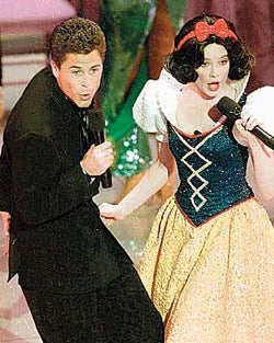Rob Lowe and Snow White