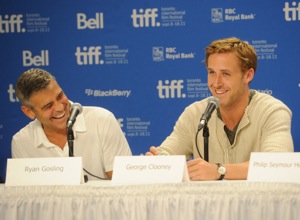 George Clooney and Ryan Gosling