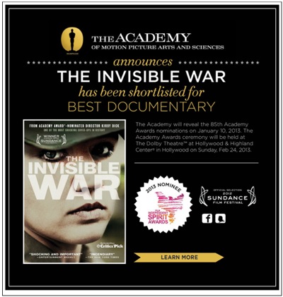 Invisible War email