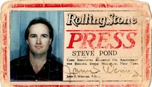 Rolling Stone press pass