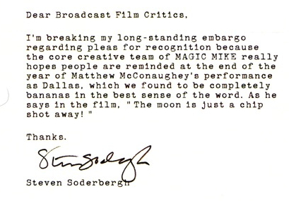 Soderbergh letter