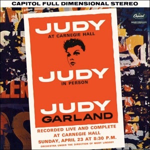 Judy at Carnegie Hall